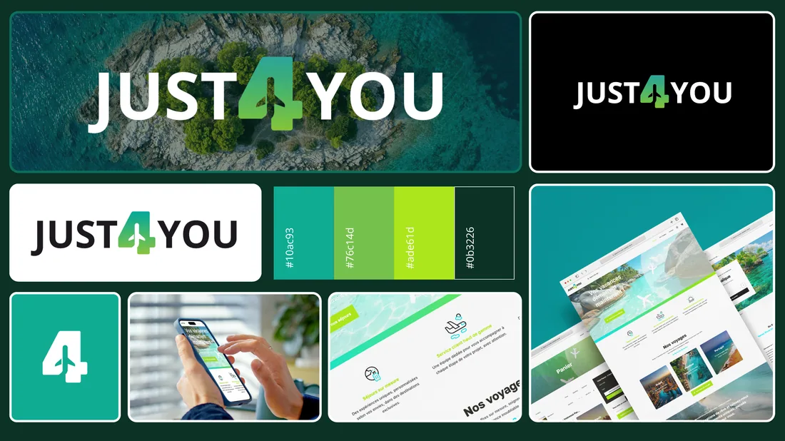 Just4You — L’identité visuelle