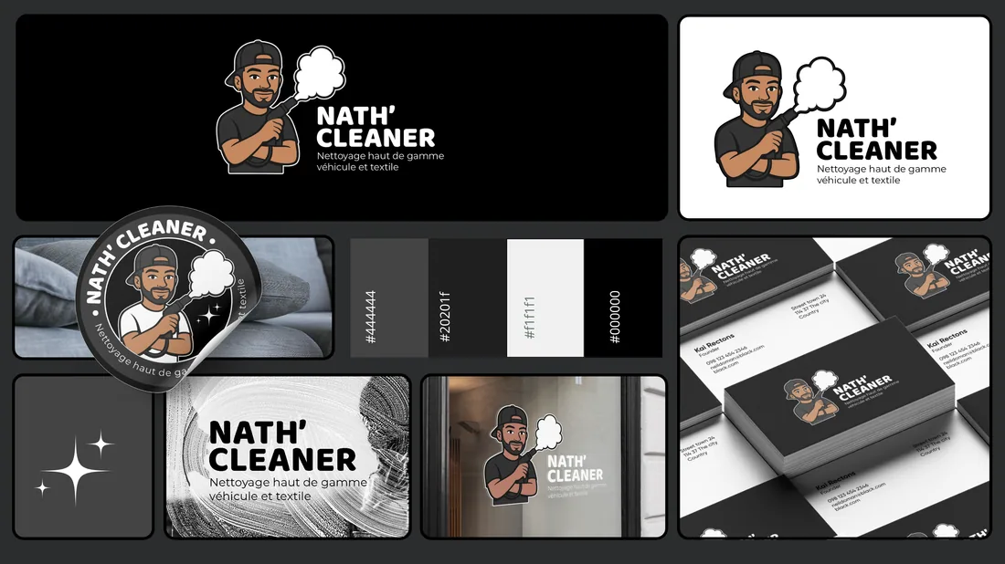 Nath’ Cleaner — L’identité visuelle